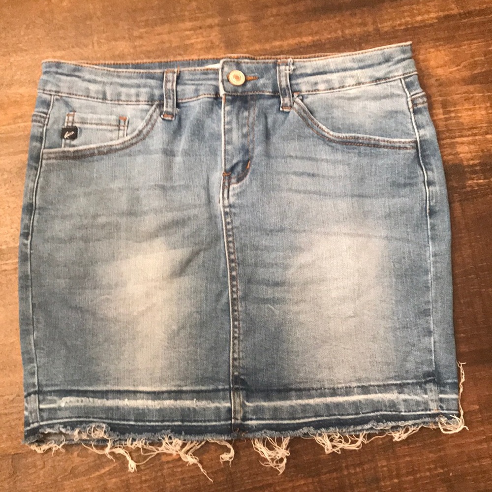 Blue jean skirt